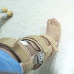 Knee brace post knee surgery