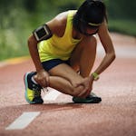 Runners suffering running injury